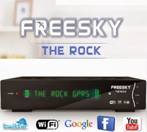NOVA ATUALIZAÇÃO FREESKY THE ROCK HD V.1.16.183 - NOVEMBRO 2016