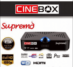 Atualização Cinebox Supremo HD versão nova - out/2016