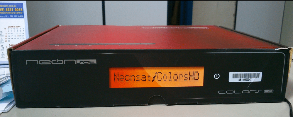 Atualização Neonsat colors Hd v.F08 - 14 Julho 2017