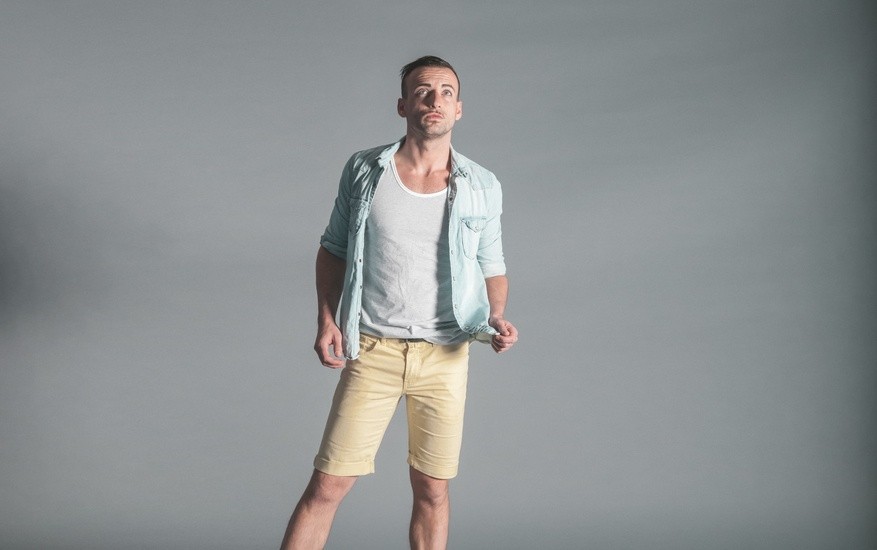 fashion man person shorts large