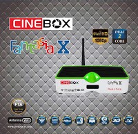 Nova atualização Cinebox Fantasia x Dual core 22W - 24/07/2016
