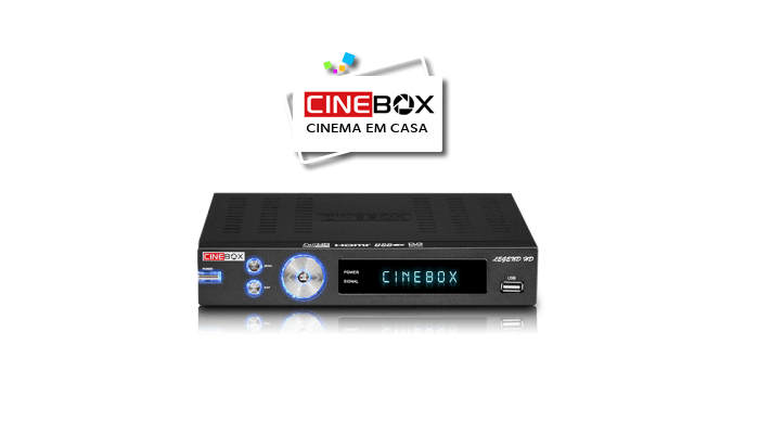 ATUALIZAÇÃO DISPONIVEL RECEPTOR CINEBOX LEGEND HD - 01/04/2016