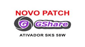 ATUALIZAÇÃO PATCH G-SHARE SKS 58 - 12/08/2017