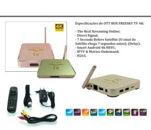 Atualização Freesky OTT Box android v.202.58 - Dezembro 2017