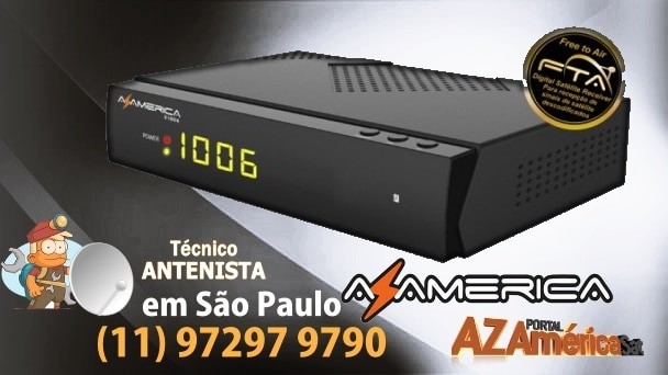 AZAMERICA S1006 HD ATUALIZAÇÃO