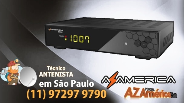 AZAMERICA S1007 HD ATUALIZAÇÃO