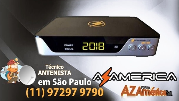 Azamerica Silver HD Atualização V1.55 - Download Oficial - 28/03/2022 2 Atualização Azamerica Silver HD