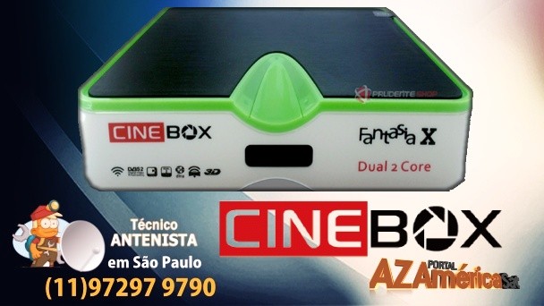 atualização Cinebox Fantasia X