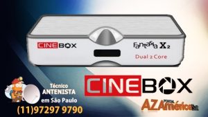 CINEBOX FANTASIA X2 HD ATUALIZAÇÃO 1
