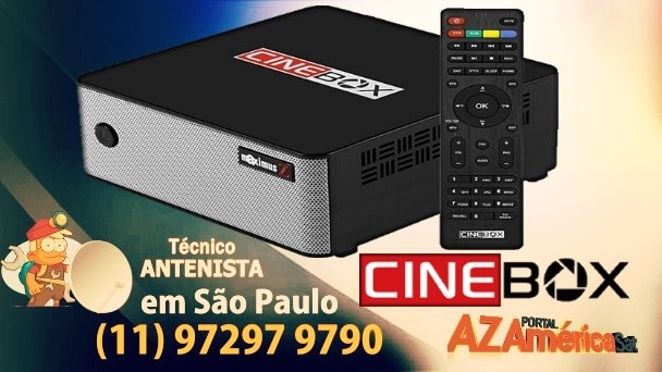 Nova Atualização (Canais HDs) Cinebox Maximus Z – 29/08/2022