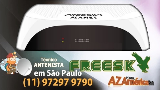 Atualização Freesky Planet 4k