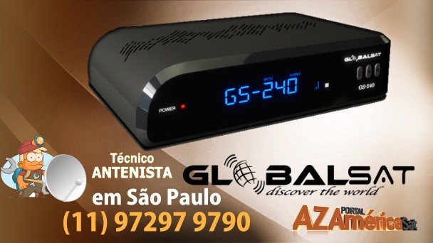 Globalsat GS240 Nova Atualização