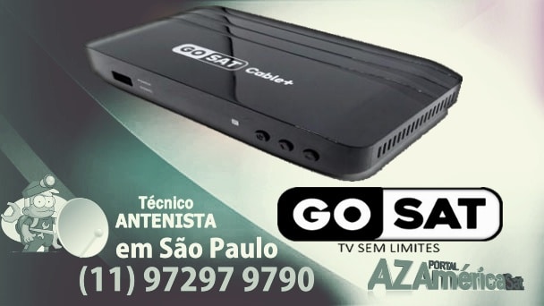 Gosat Cable+ Plus Nova Atualização Via USB v1.27