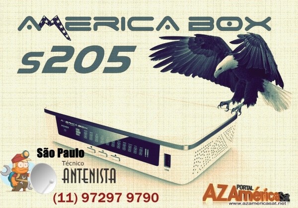 Americabox S205 HD Atualização V2.65 – Download Oficial – 28/03/2022￼