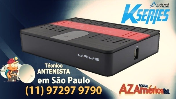 Audisat K10 Urus Nova Atualização
