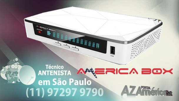 Americabox S205 + Plus Nova Atualização