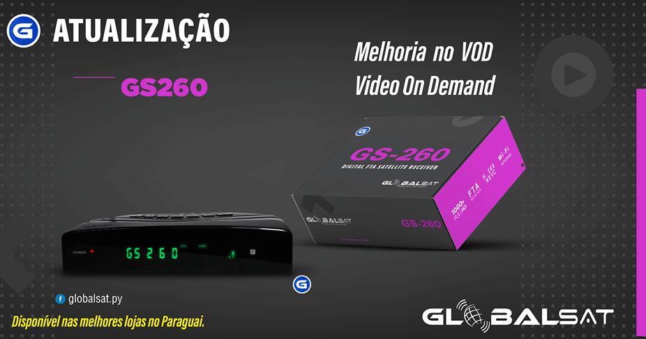 Atualização Globalsat GS260