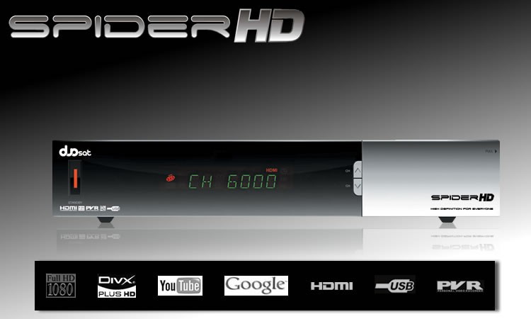 atualização Duosat Spider HD