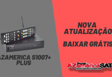 Nova Atualização azamerica s1007+ plus sistema sks