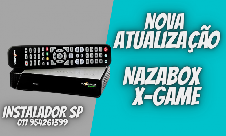 Nova Atualização NAZABOX X-GAME - confira