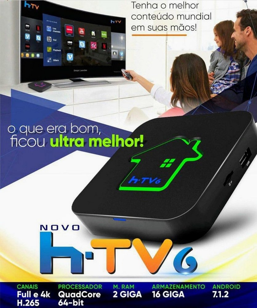 Tv Box htv 6+ promção