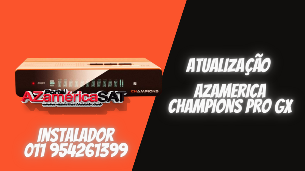 atualização azamerica champions pro gx