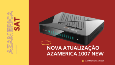 NOVA ATUALIZAÇÃO AZAMERICA 1007 NEW - azamerica sat 2023