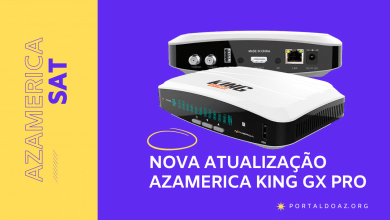 Nova Atualização Azamerica KING GX Pro - AZAMERICA SAT