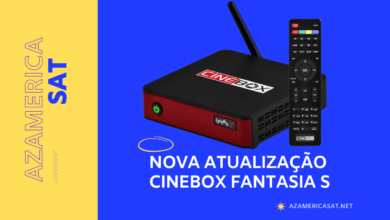 Nova Atualização Cinebox fANTASIA S - azamerica sat 2023