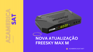 Nova Atualização Freesky Max M - azamerica sat 2023