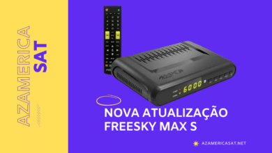 Nova Atualização Freesky Max S - azamerica sat 2023