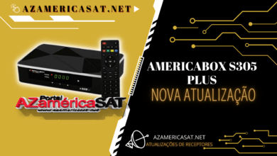 NOVA ATUALIZAÇÃO AMERICABOX S305 PLUS - 2023